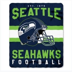 Seattle Seahawks Football Blanket